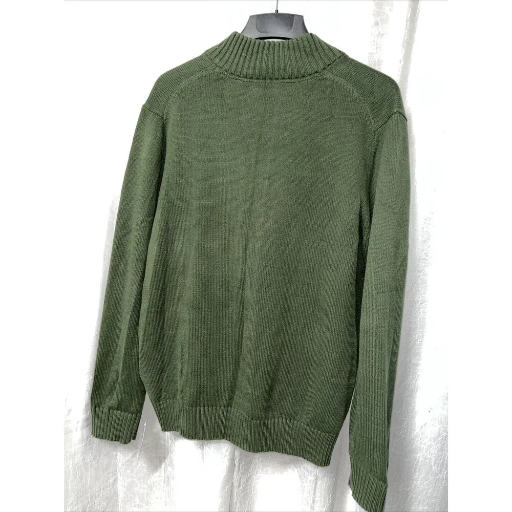 Izod Men's Sweater Green Size Large